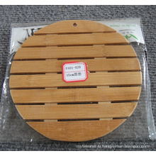 (BC-M1016) Handmade Natural Bamboo Round Heat Insulation Mat